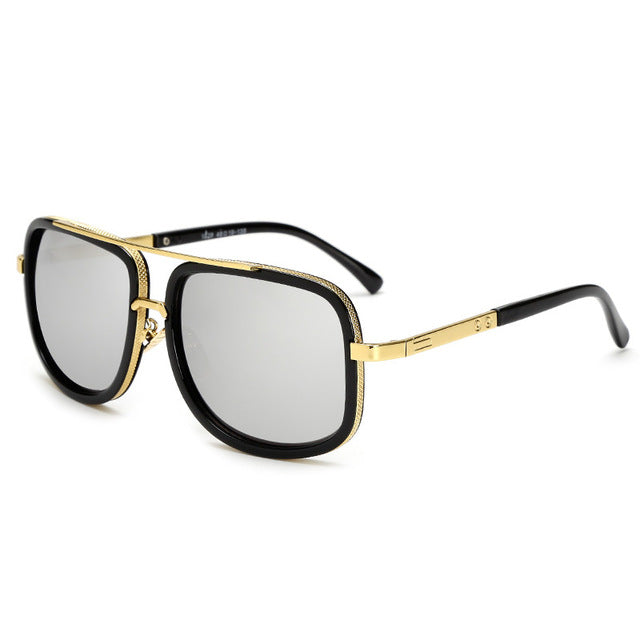 Pilot's Vision UV400 Square Sunglasses