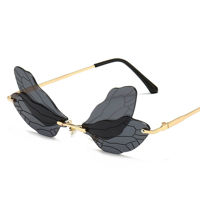 Vintage Vibe Dragonfly Steampunk Sunglasses