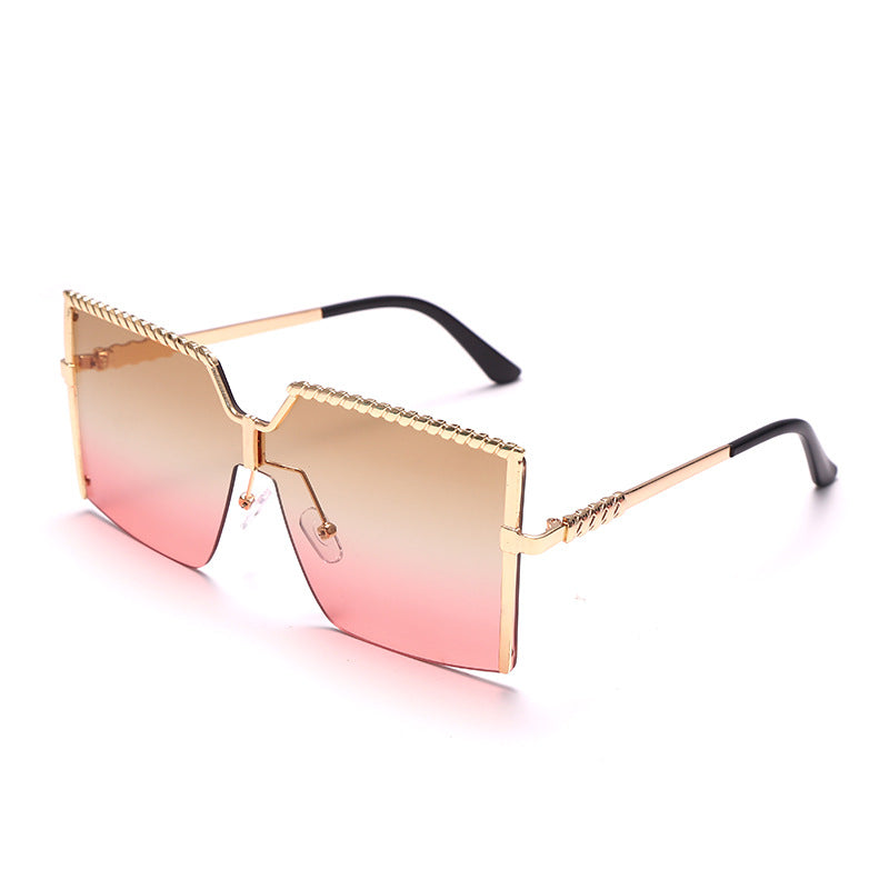 FusionGaze Frameless Ocean Wave Designer Sunglasses