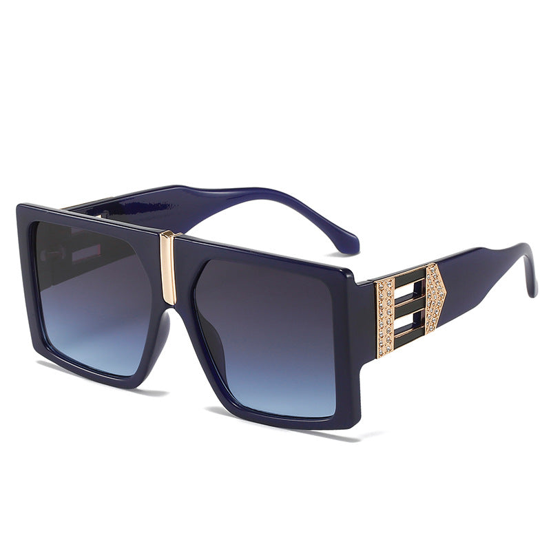 Dazzler Net Red Ins Square Sunglasses
