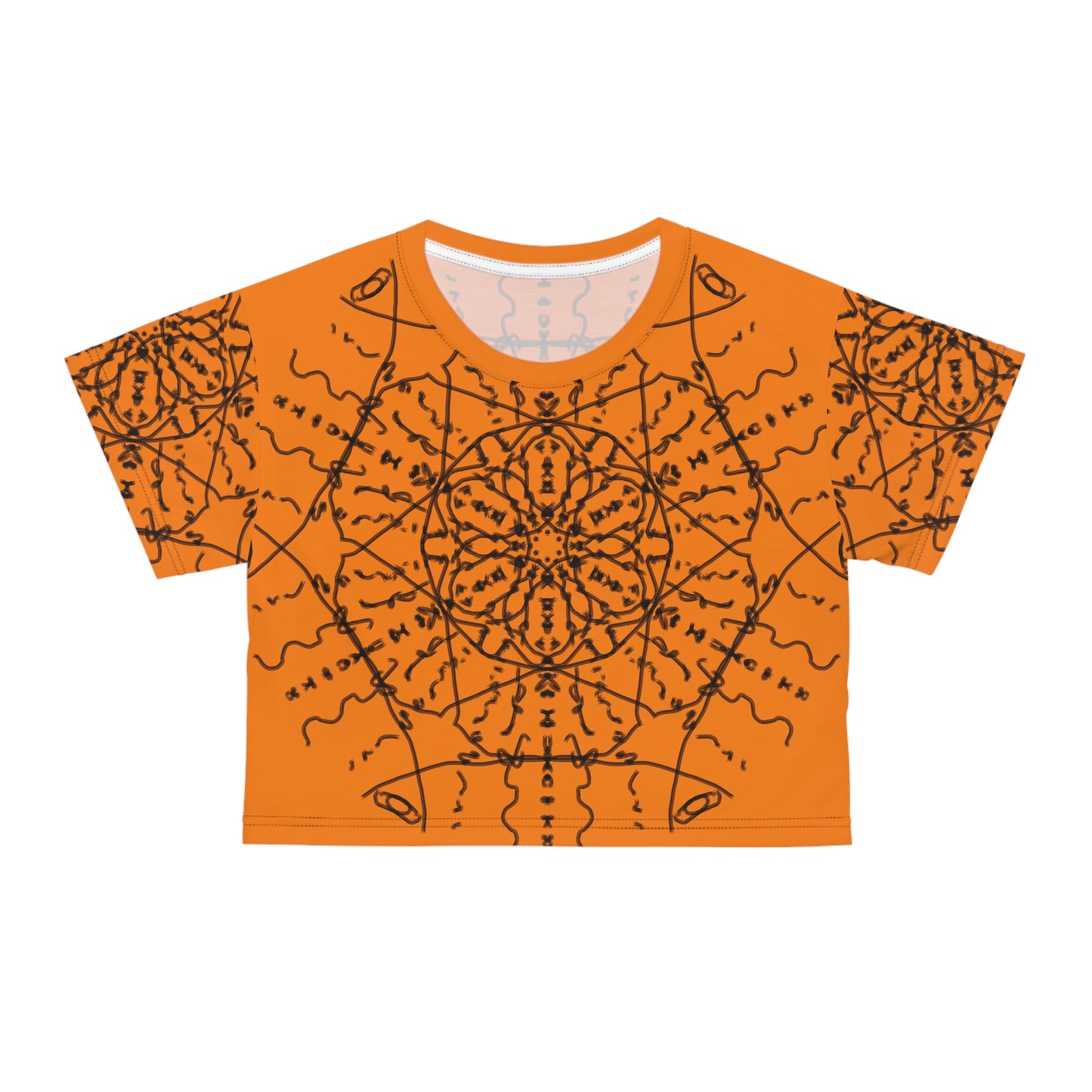 Black Whole Sun Women's Crop Top - Sunshine☀️