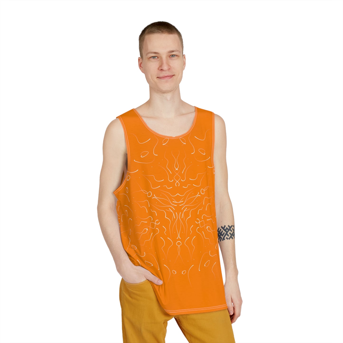 Needle Point Men's Tank Top - Sunshine☀️