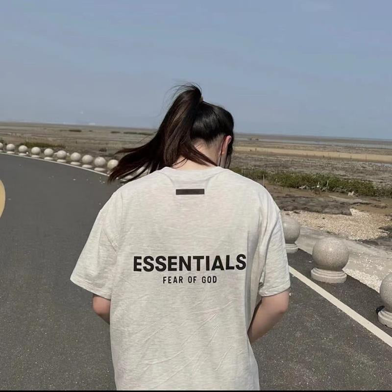 ESSENTIALS Loose Boyfriend Cotton Women's Shirt