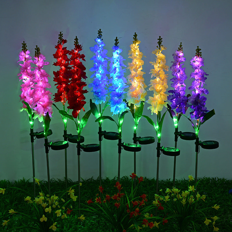 SunBloom Solar-Powered Violet LED Light