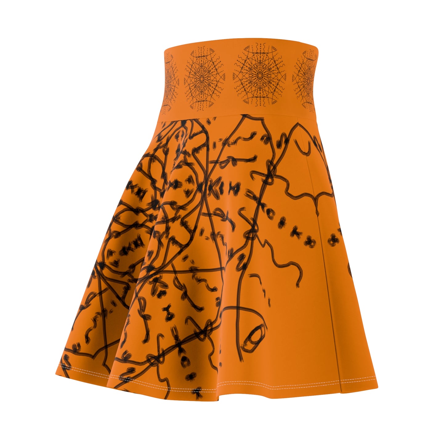 Black Whole Sun Women's Skirt - Sunshine☀️