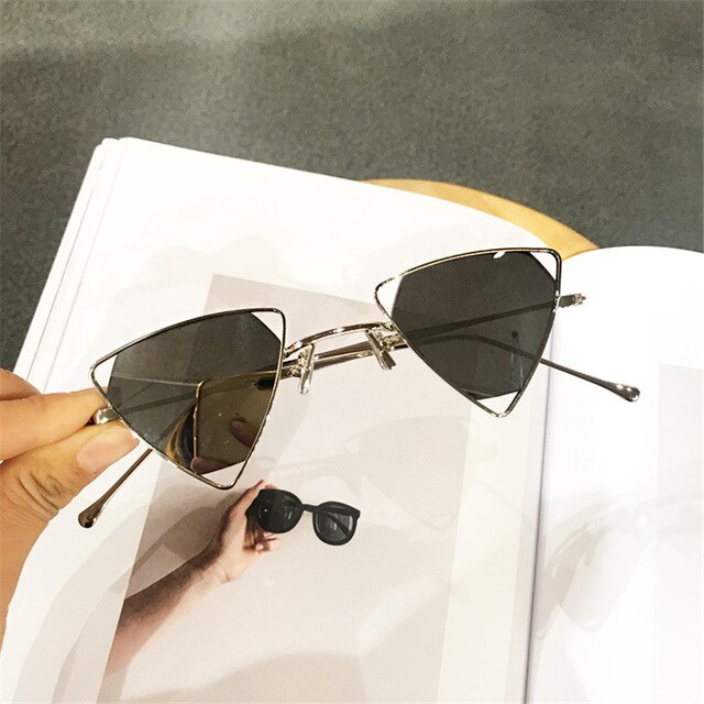 Captivating Edge Triangle Sunglasses