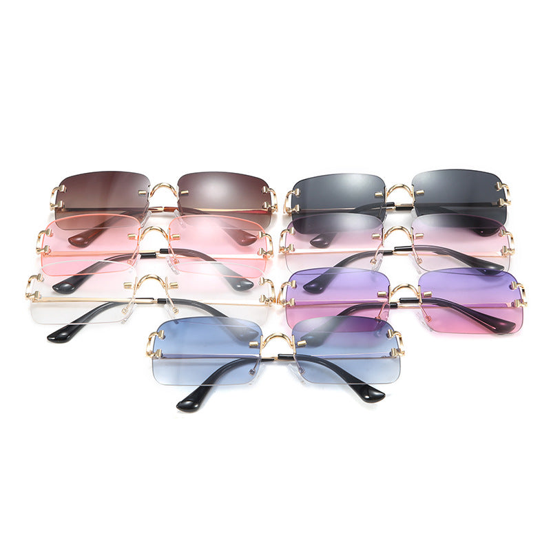 Fashionista's Edge Frameless Sunglasses