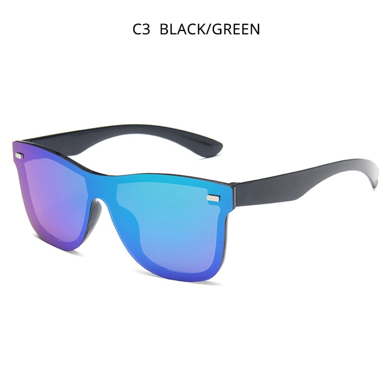 Minimalist Elegance Rimless Square Sunglasses