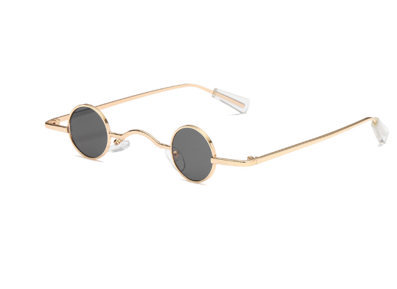 Eclipse Noir Round Sunglasses