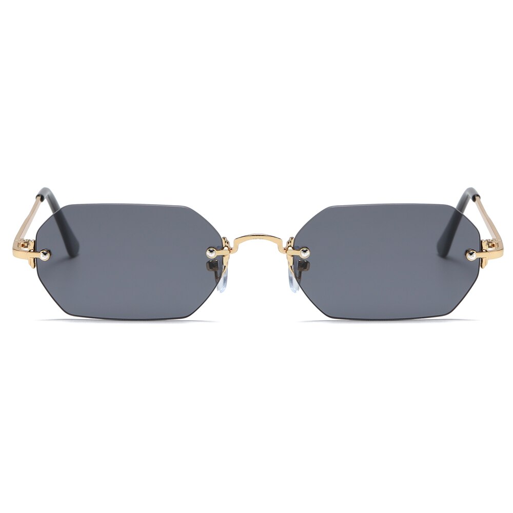 Urban Edge Octagonal Frameless Sunglasses