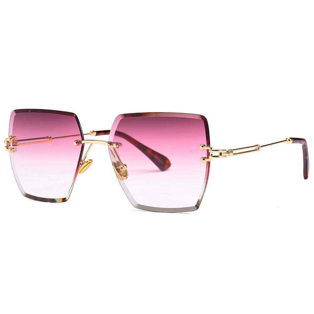 Radiant Frameless Square Sunglasses