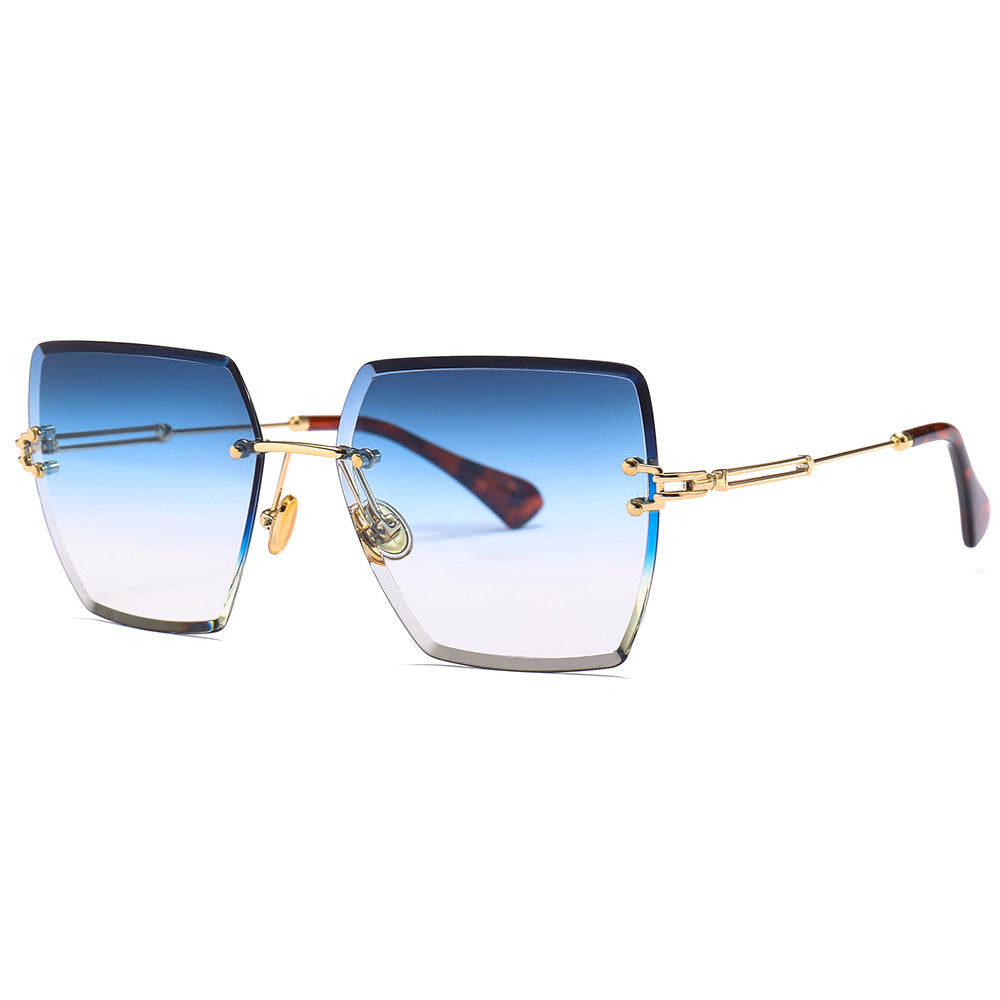Radiant Frameless Square Sunglasses