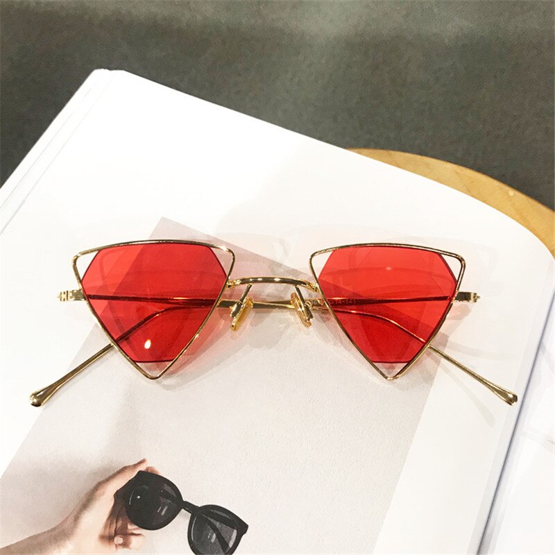 Captivating Edge Triangle Sunglasses