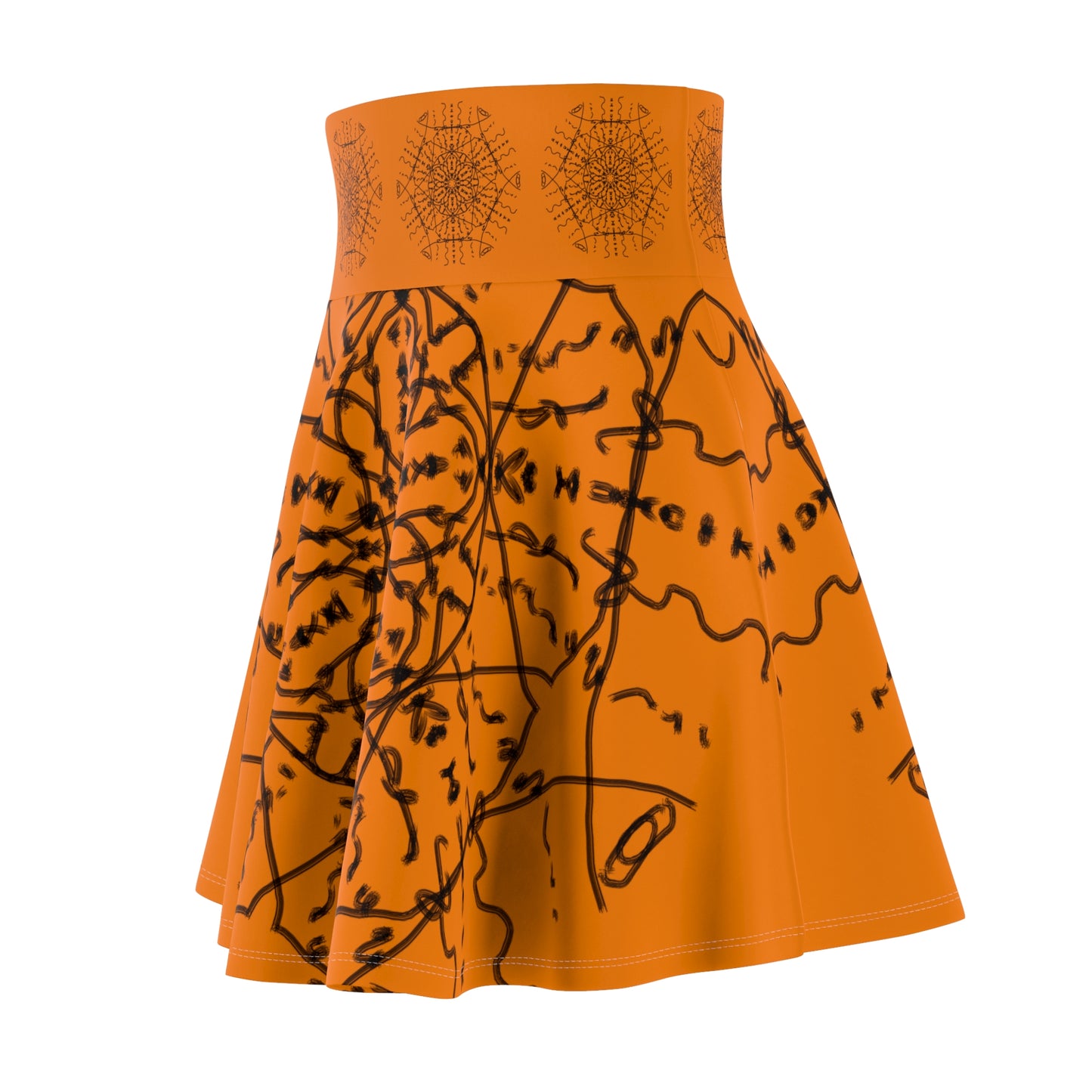 Black Whole Sun Women's Skirt - Sunshine☀️