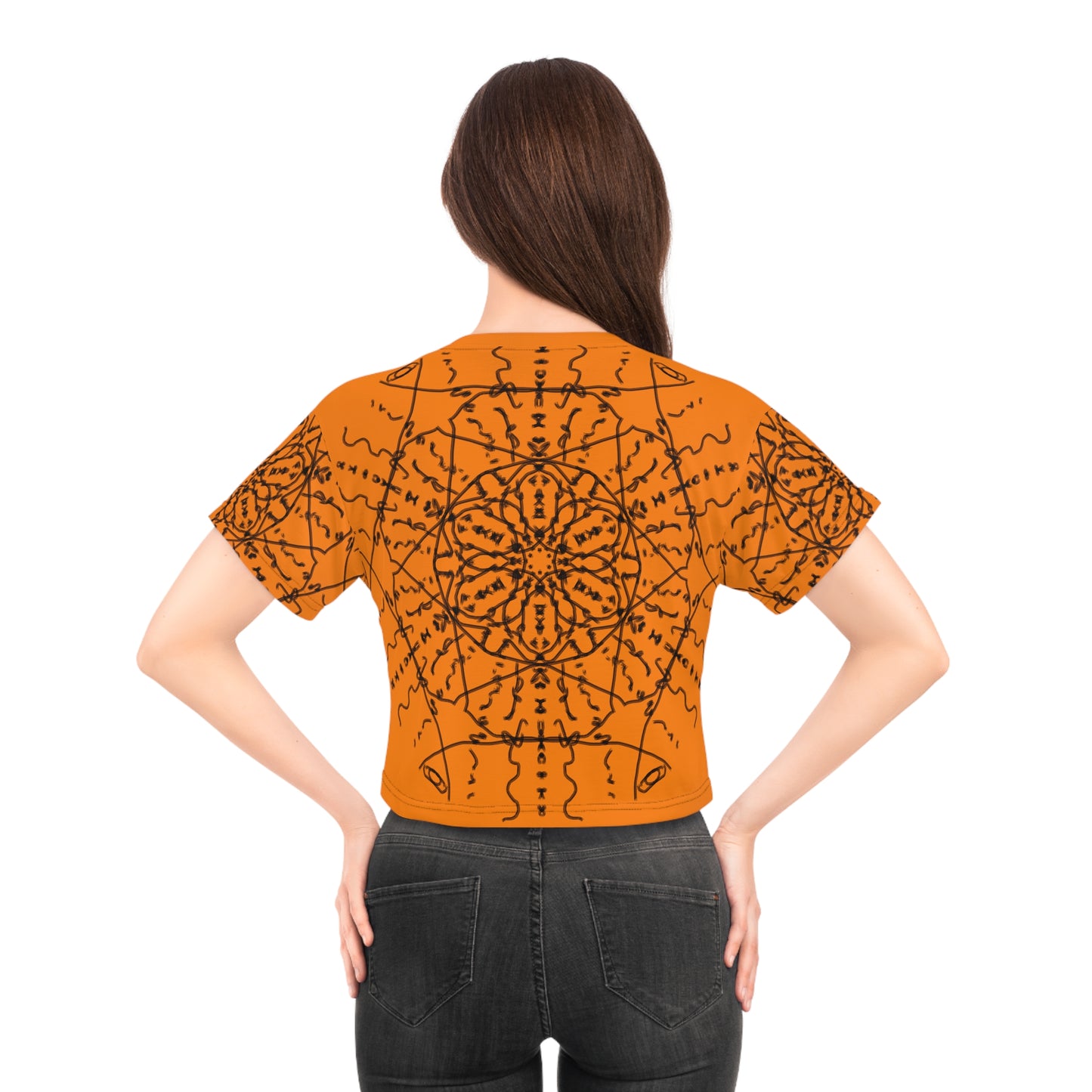 Black Whole Sun Women's Crop Top - Sunshine☀️