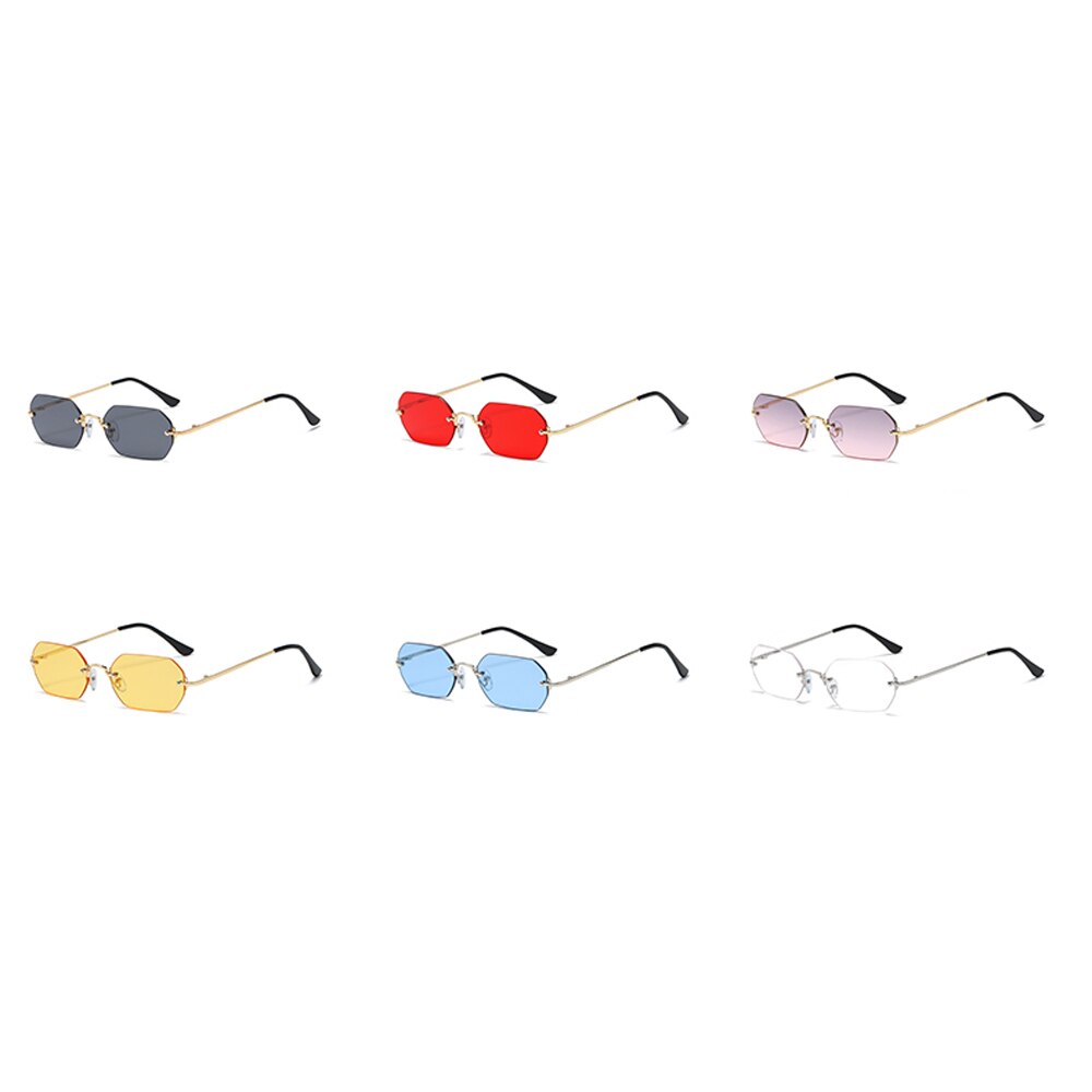 Urban Edge Octagonal Frameless Sunglasses