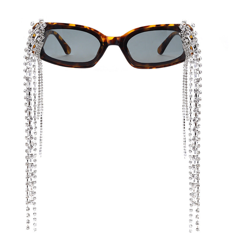 UrbanGlam Square Tassel Sunnies