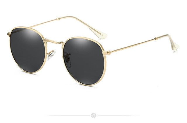 Eleganza Solair Round Metal Sunglasses