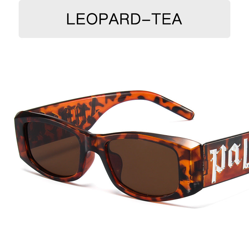 Vibrant Spectrum Alphabetic Square Sunglasses