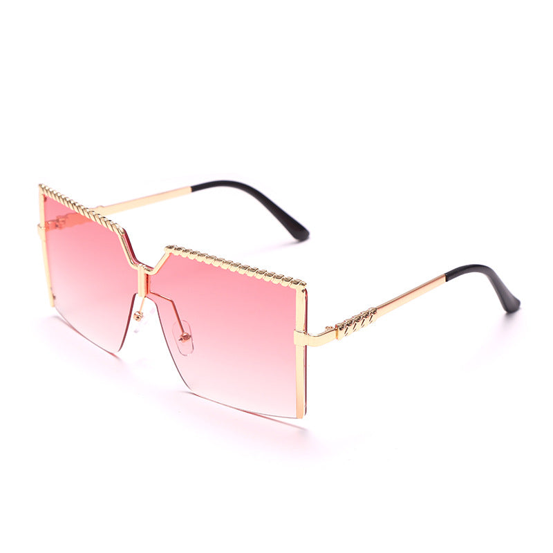 FusionGaze Frameless Ocean Wave Designer Sunglasses