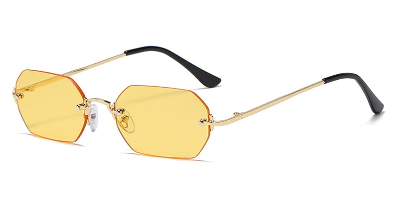 Urban Edge Octagonal Frameless Sunglasses