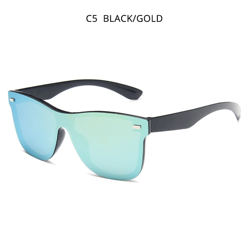 Minimalist Elegance Rimless Square Sunglasses