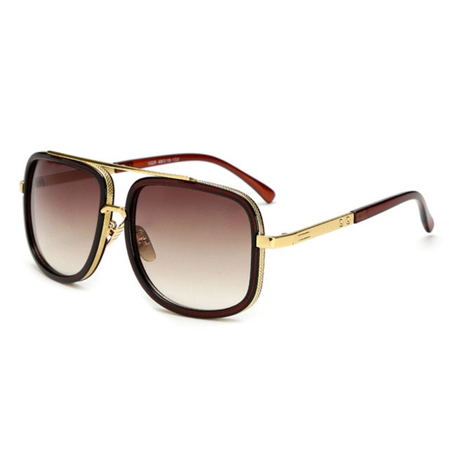 Pilot's Vision UV400 Square Sunglasses