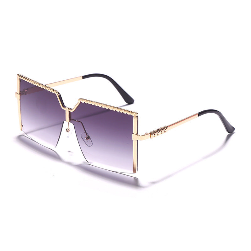 FusionGaze Frameless Ocean Wave Designer Sunglasses