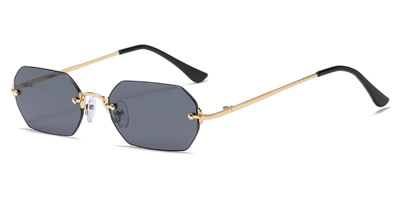 Urban Edge Octagonal Frameless Sunglasses