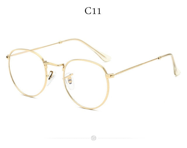 Eleganza Solair Round Metal Sunglasses