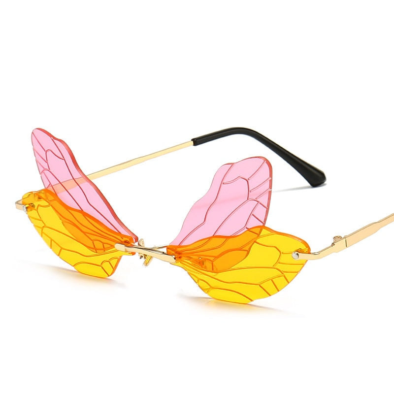 Vintage Vibe Dragonfly Steampunk Sunglasses