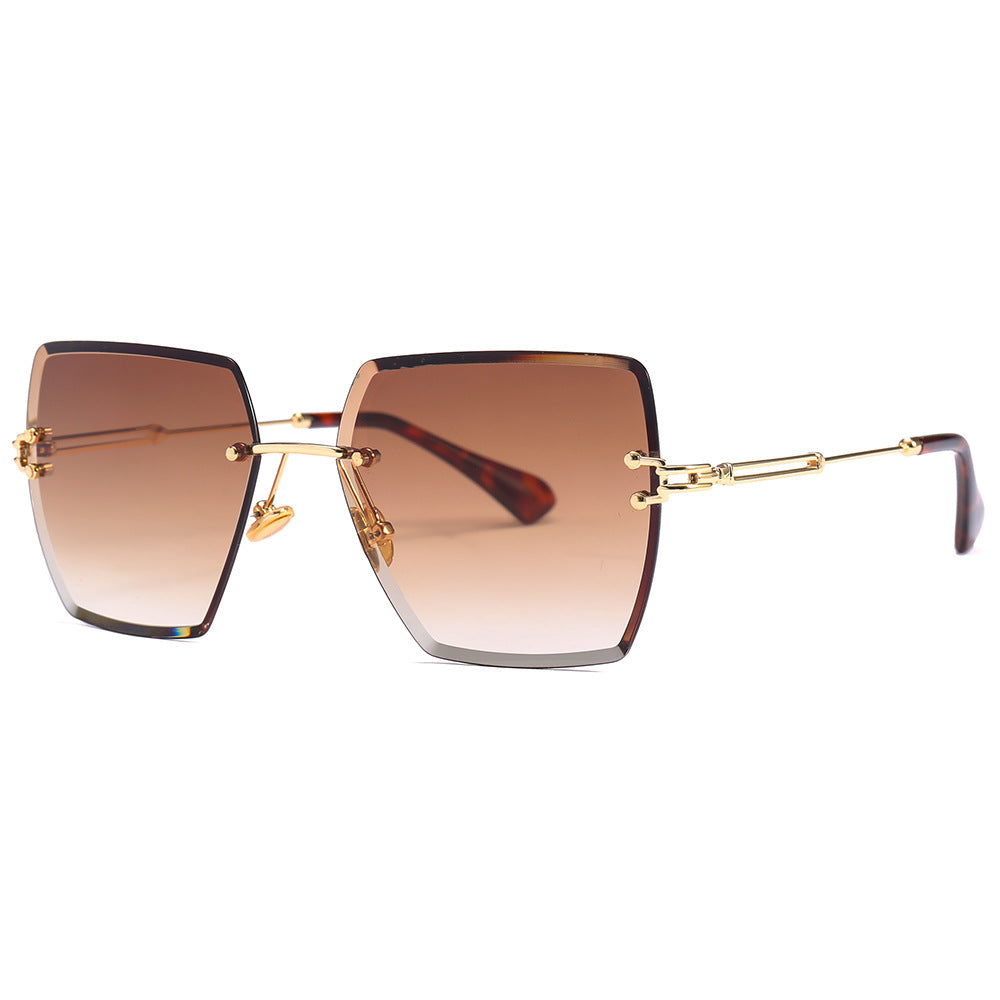 Radiant Frameless Square Sunglasses