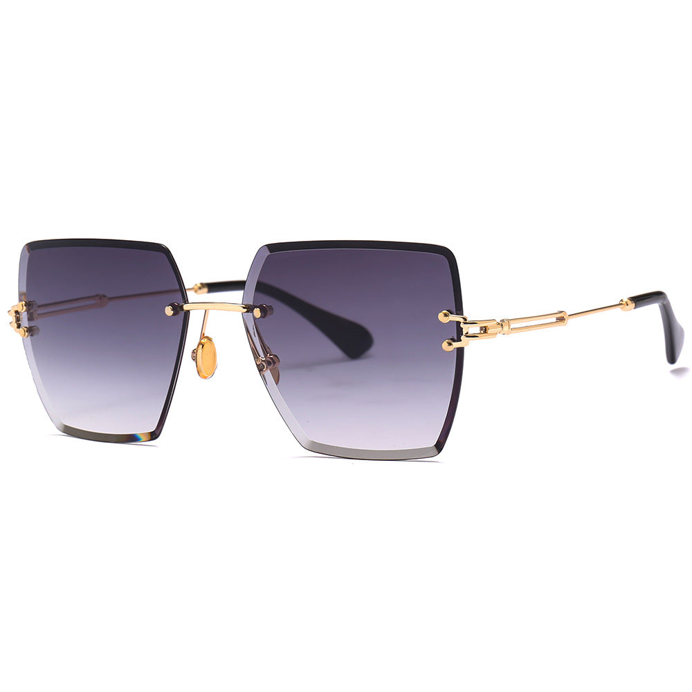 Radiant Frameless Square Sunglasses