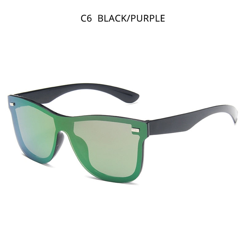 Minimalist Elegance Rimless Square Sunglasses
