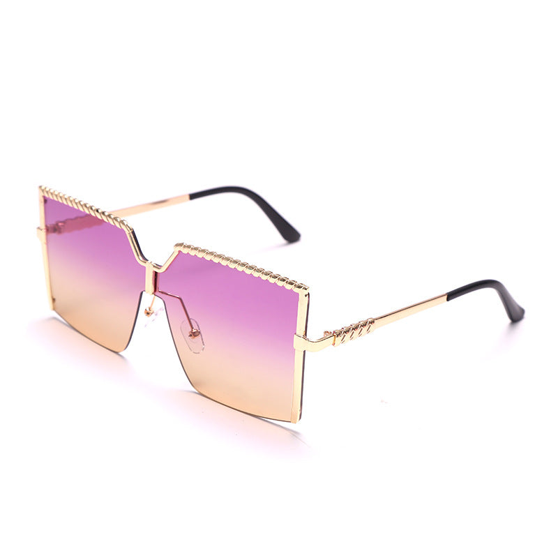 FusionGaze Frameless Ocean Wave Designer Sunglasses