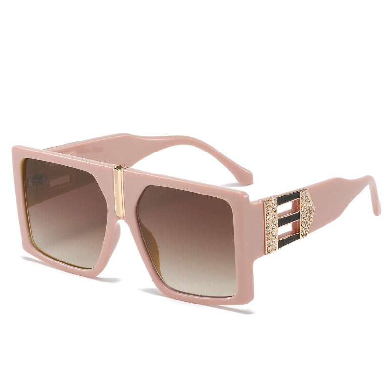Dazzler Net Red Ins Square Sunglasses