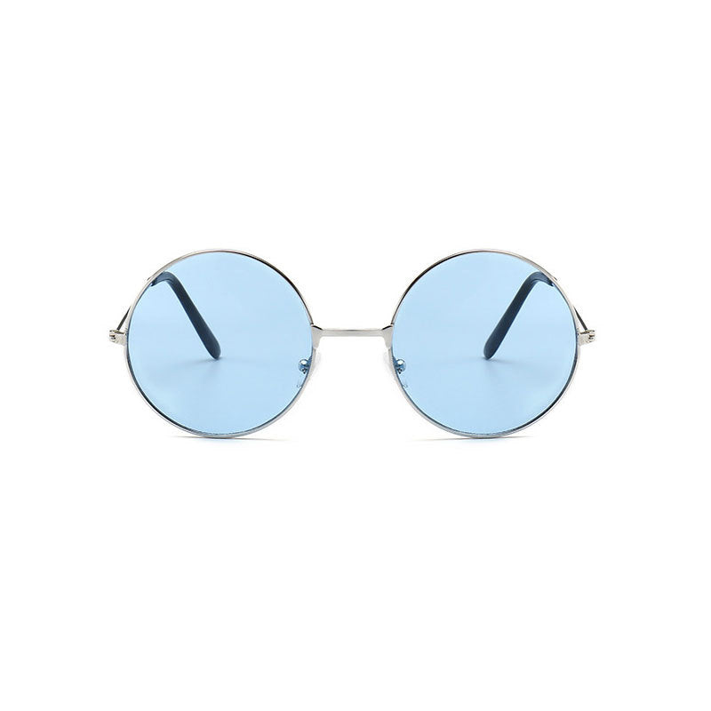 Vintage Mariner Round Metal Frame Sunglasses