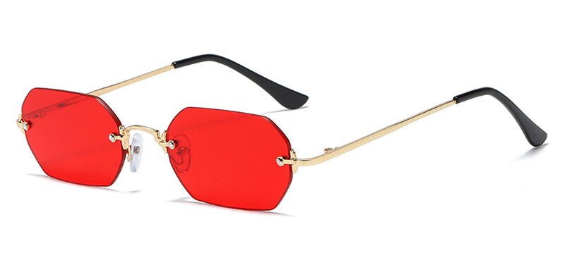 Urban Edge Octagonal Frameless Sunglasses