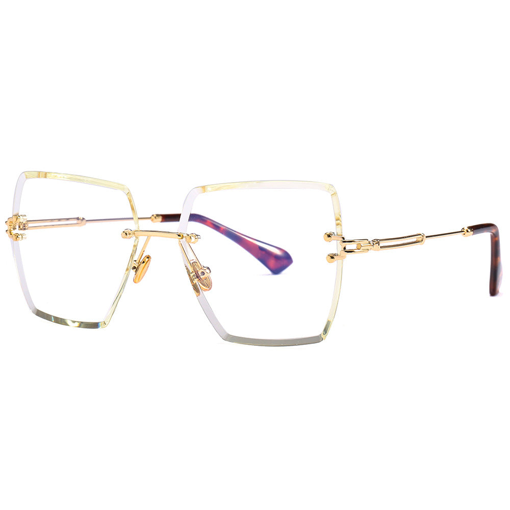 Radiant Frameless Square Sunglasses