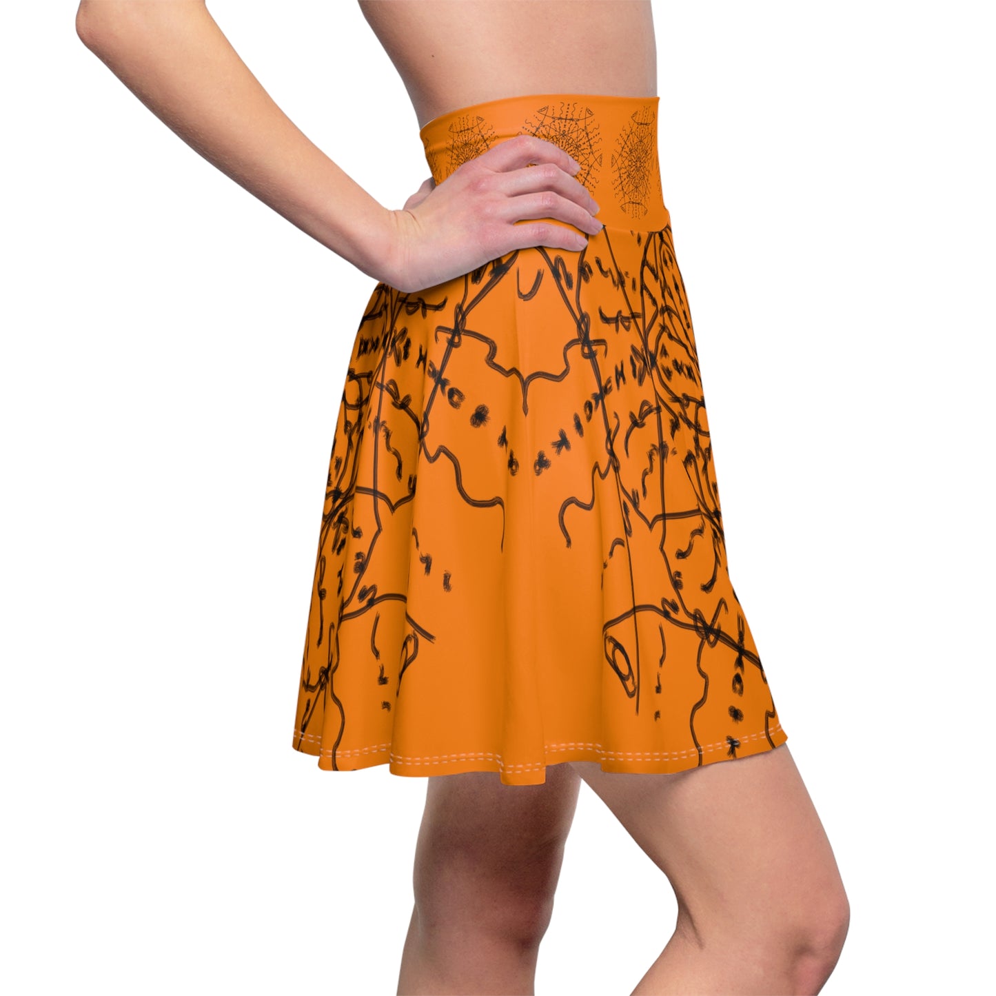 Black Whole Sun Women's Skirt - Sunshine☀️