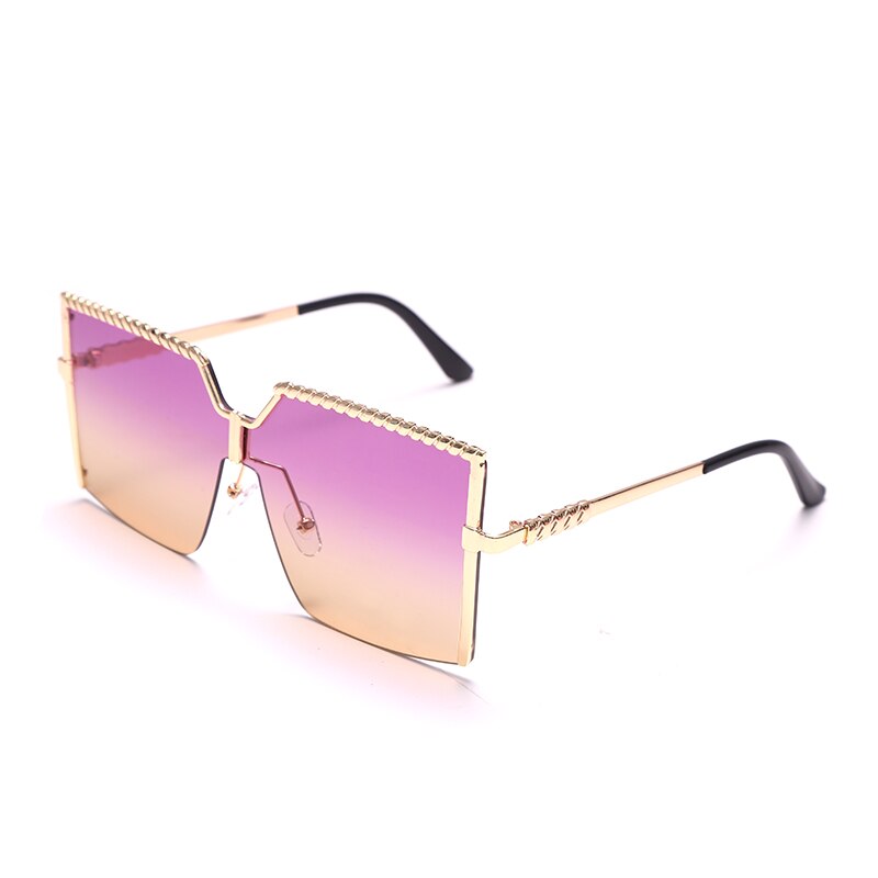 Sleek Elegance Oversized Square Sunglasses
