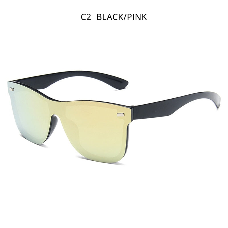 Minimalist Elegance Rimless Square Sunglasses