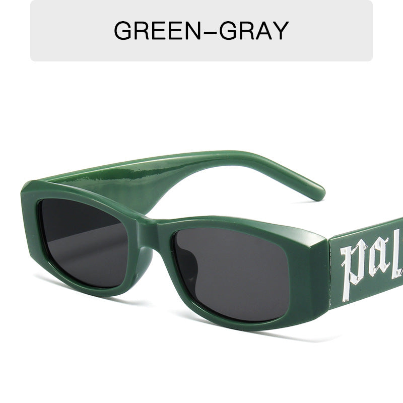Vibrant Spectrum Alphabetic Square Sunglasses