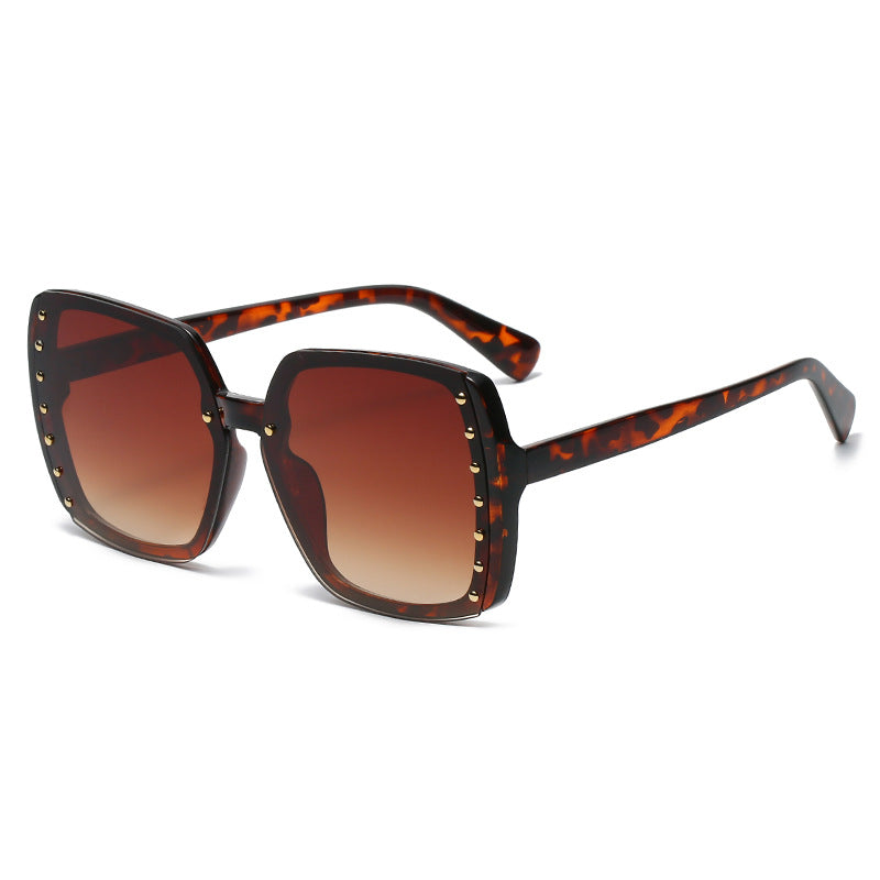 Riviera Chic Oversized Square Sunglasses