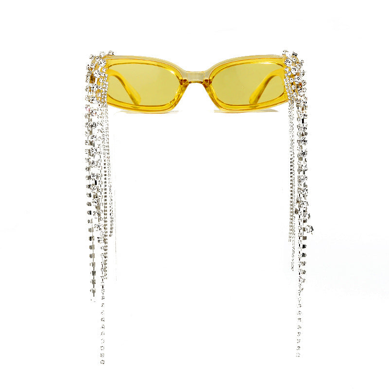 UrbanGlam Square Tassel Sunnies