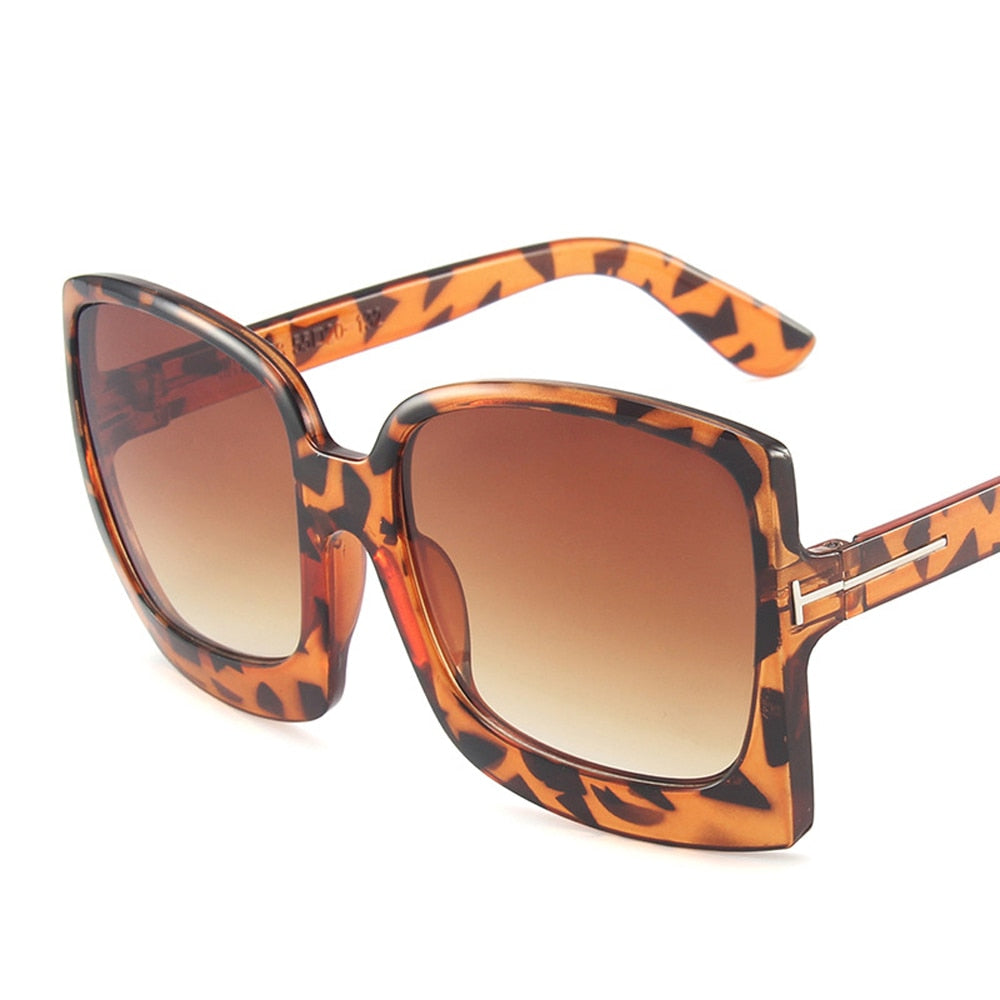 Retro Allure Oversized Sunglasses