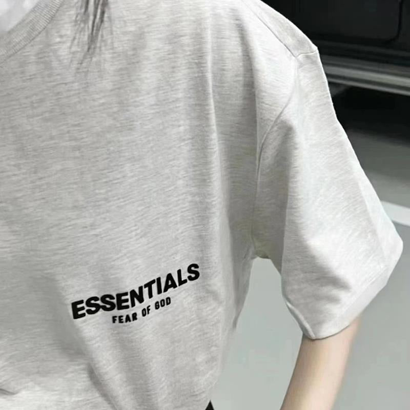 ESSENTIALS Loose Boyfriend Cotton Women's Shirt