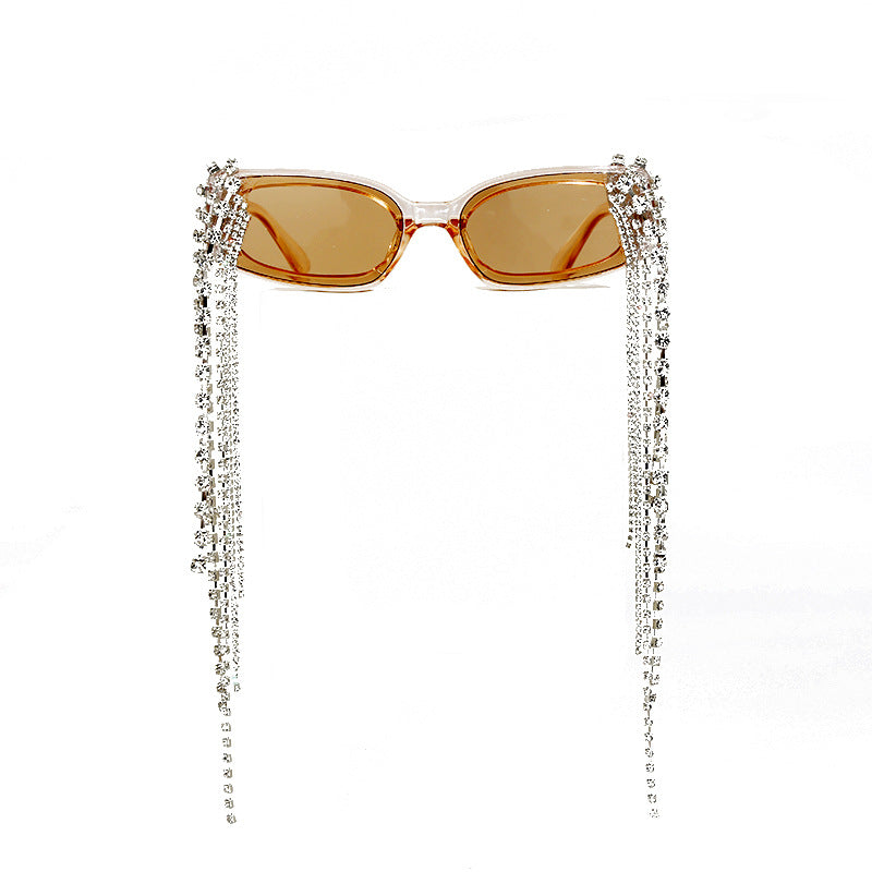 UrbanGlam Square Tassel Sunnies
