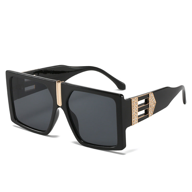 Dazzler Net Red Ins Square Sunglasses
