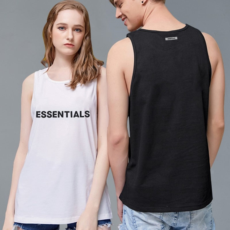ESSENTIALS Urban Streetwear Cotton Tank Top